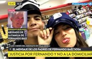 Burlando sobre el estado de la causa por el  crimen de Fernando Baez
