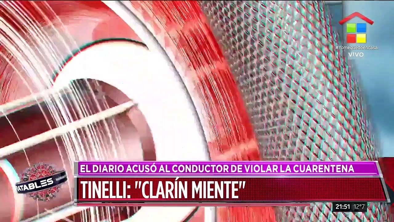 Tinelli: "Clarín miente"