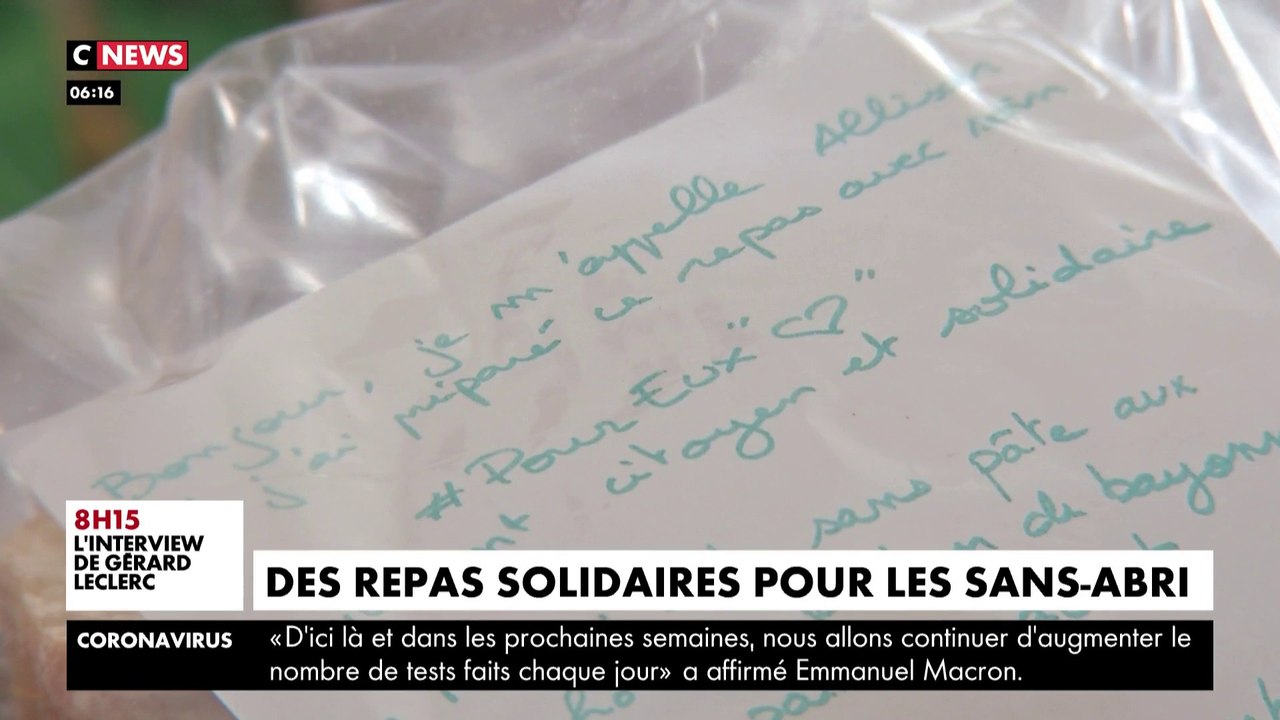 #PourEux : des repas solidaires pour les sans-abri pendant le confinement
