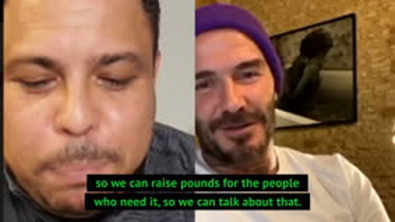 Club owners Beckham and Ronaldo consider coronavirus charity match