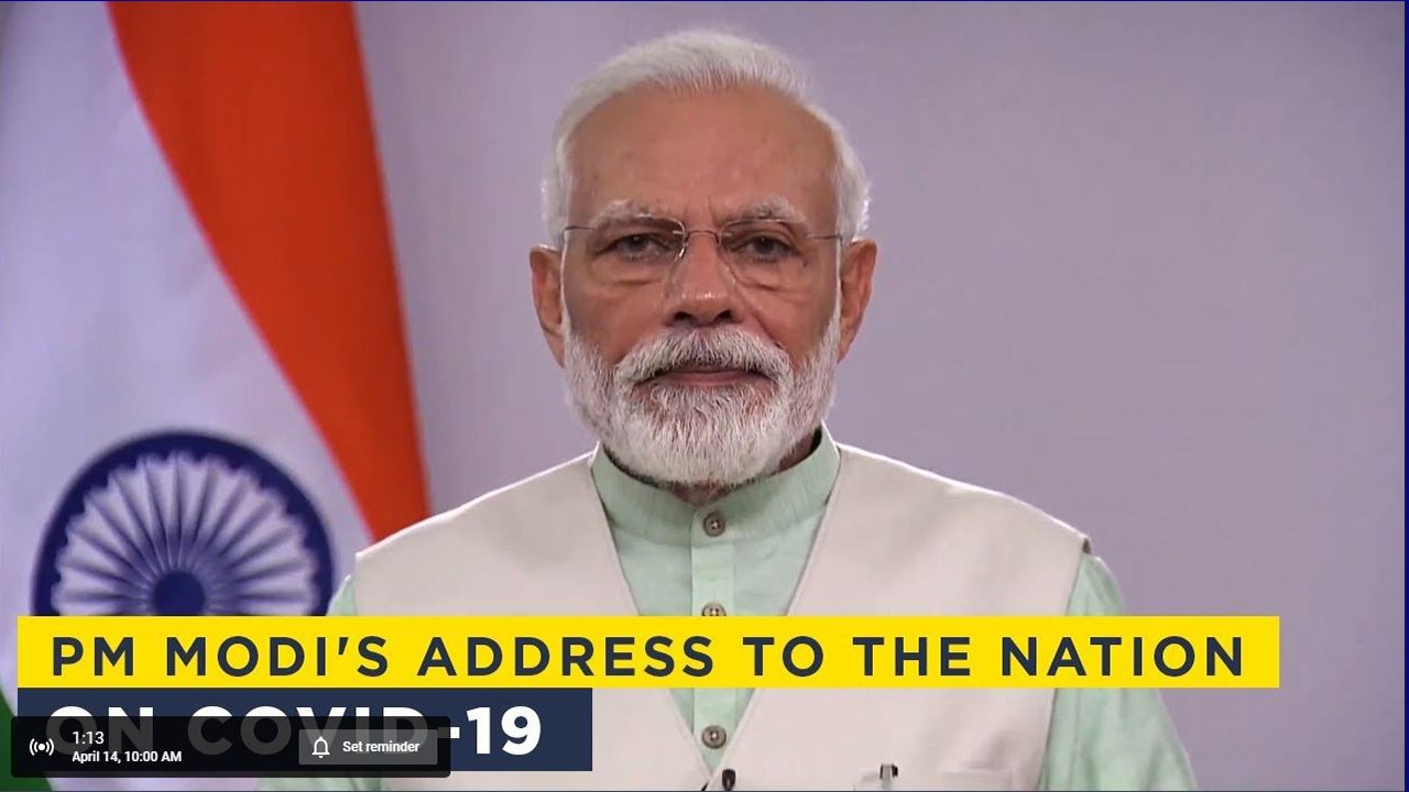 கொரோனா: நாடு முழுவதும் மே 3-ந் தேதி வரை லாக்டவுன் நீட்டிப்பு- பிரதமர் மோடி