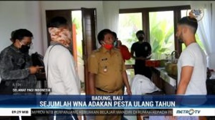 Gelar Pesta Ulang Tahun, WNA Dibubarkan