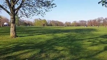 Cricket in Moor Park, Preston during coronavirus  lockdown