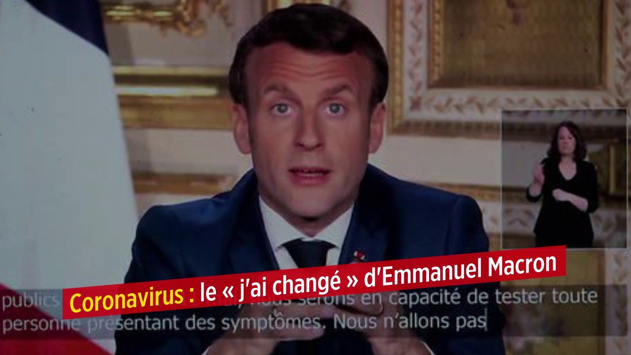 Coronavirus : le « j'ai changé » d'Emmanuel Macron