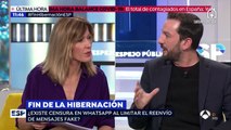 Gonzalo Bans le chafa en un minuto a Susanna Griso su defensa de Ana Pastor y Newtral por censurar Wahtsapp