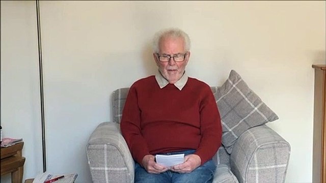 Ernie Firth has recovered from coronavirus and is now home after spending 11 days in Forth Valley Royal Hospital