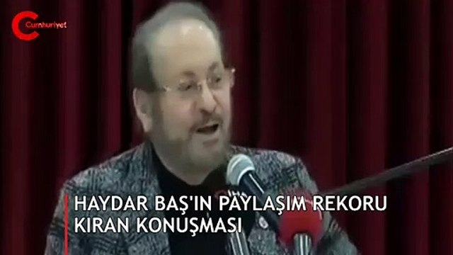 Koronavirüs nedeniyle hayatınını kaybeden Haydar Baş'ın sosyal medyada gündem olan konuşması