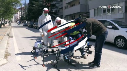 Edirne Valisi talimat verdi... Drone ile dezenfekte ediliyor