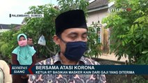 Ketua RT Rela Sumbangkan Gajinya untuk Membeli Masker Kain dan Dibagikan ke Warga
