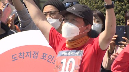 안철수, 14일 국토대종주 마치고 서울 도착 / YTN