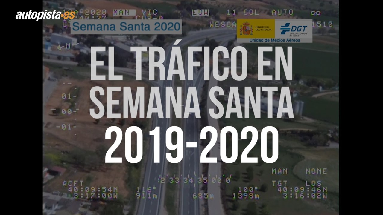 De carreteras llenas a vías desiertas en Semana Santa (2019 vs 2020)