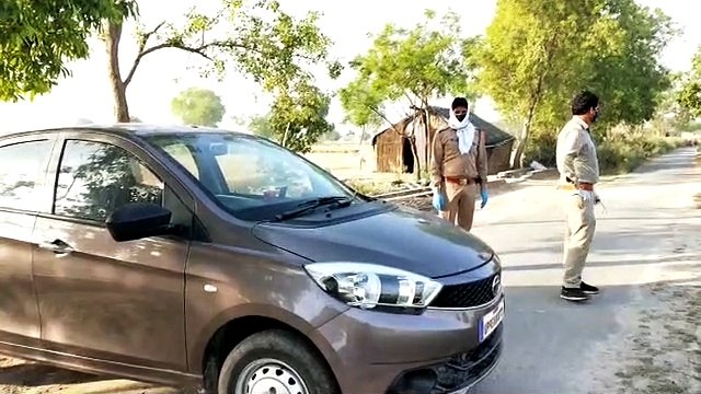 इटावाः जिले में पहला कोरोना को पॉजिटिव मिलने के बाद गांव सील