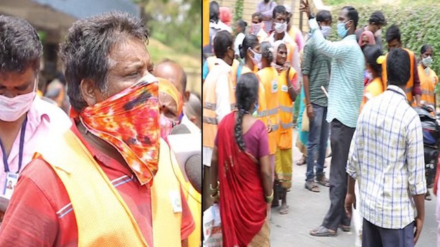 Lockdown : 20,000 GHMC Employees Surrounds SBI Bank For Salaries In Hyderabad