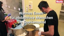 Obdachlosen-Essen im Sophienspital