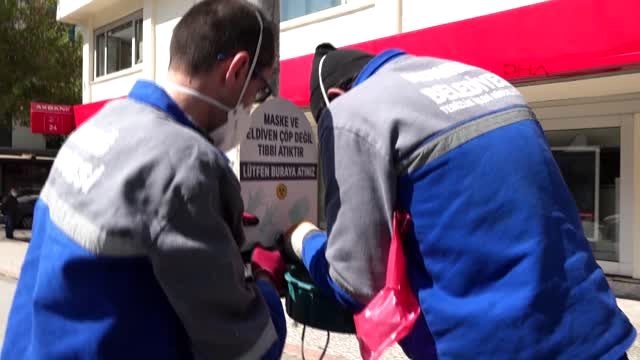 Altındağ'da tıbbi atıklar için özel çöp sepeti