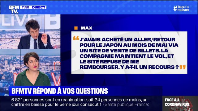 Mon vol pour le Japon en mai est maintenu, la compagnie refuse de me rembourser, y a-t-il un recours? BFMTV répond à vos questions