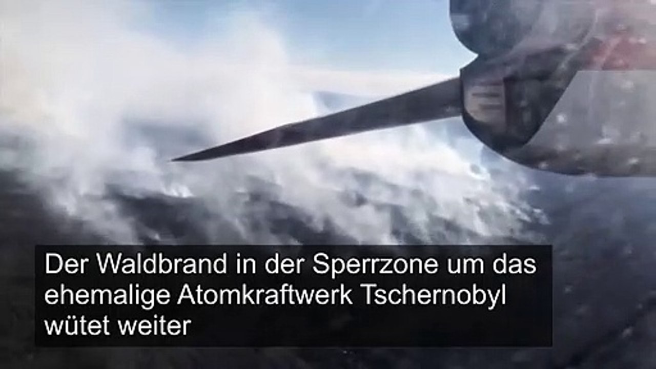 Waldbrand nahe Tschernobyl immer noch nicht unter Kontrolle