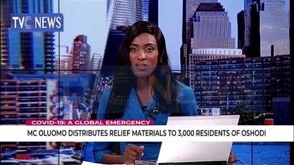 Oluomo distributes relief materials to 3,000 residents in Oshodi