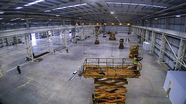 Construction of the Nightingale Hospital in Washington