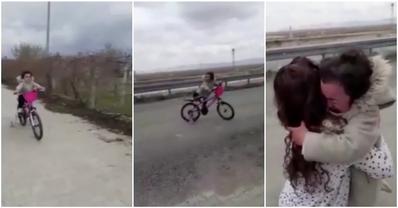 Mãe faz surpresa à filha após um mês isolada... menina não conteve a emoção!