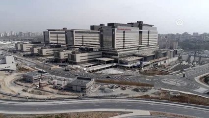 Başakşehir İkitelli Şehir Hastanesi'nin inşası tüm hızıyla sürüyor