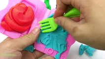 Making 6 Colors Glitter Ice Cream with Play Doh Popsicles Molds Surprise Toys Yowie Pj Masks