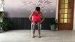 gym douce Etirements stretching  sur chaise jambier quadriceps fessiers ischio jambier adducteur