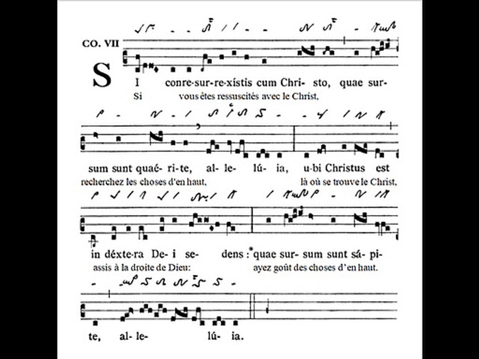 Communio Si conresurrexistis, Octavam Paschae 3