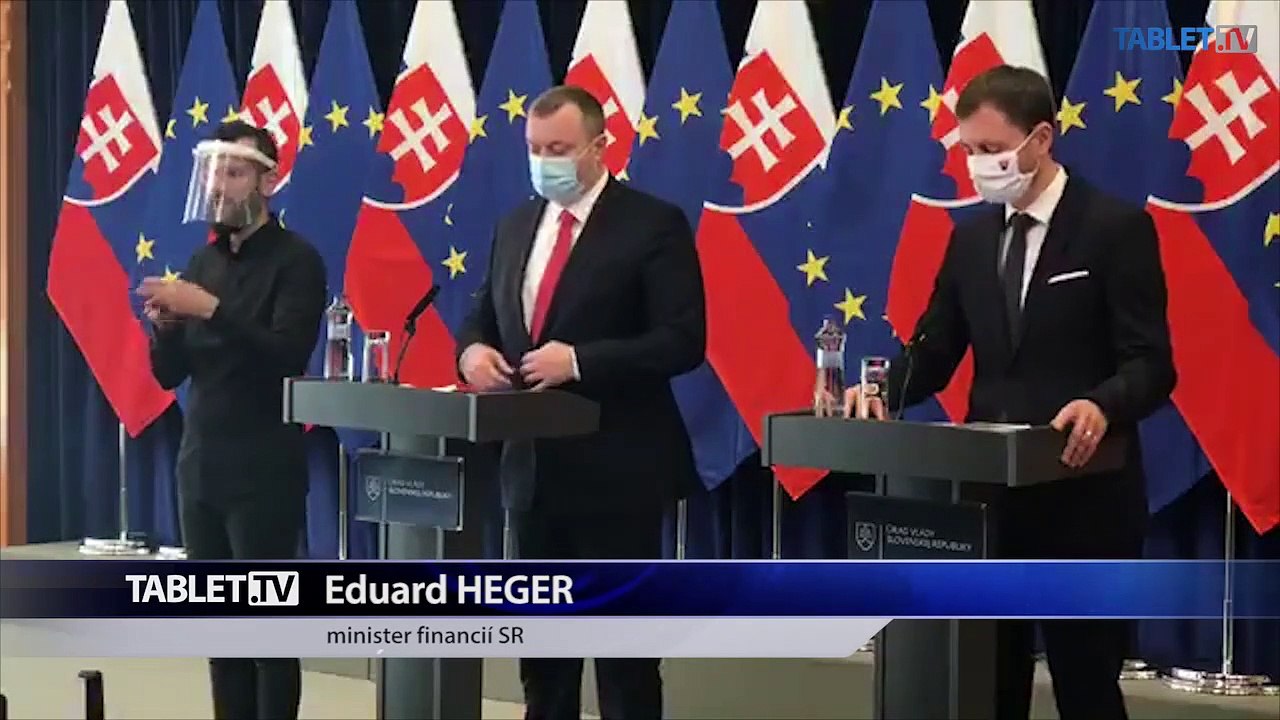 ZÁZNAM: TK ministra financií E. Hegera a ministra práce M. Krajniaka