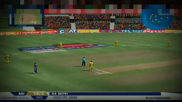 Chennai Super Kings vs Mumbai Indians IPL 2019 Final Match Highlights