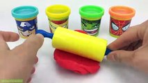 Play Doh Marvel Avengers with Iron Man Hulk Captain America Molds and Surprise Toys