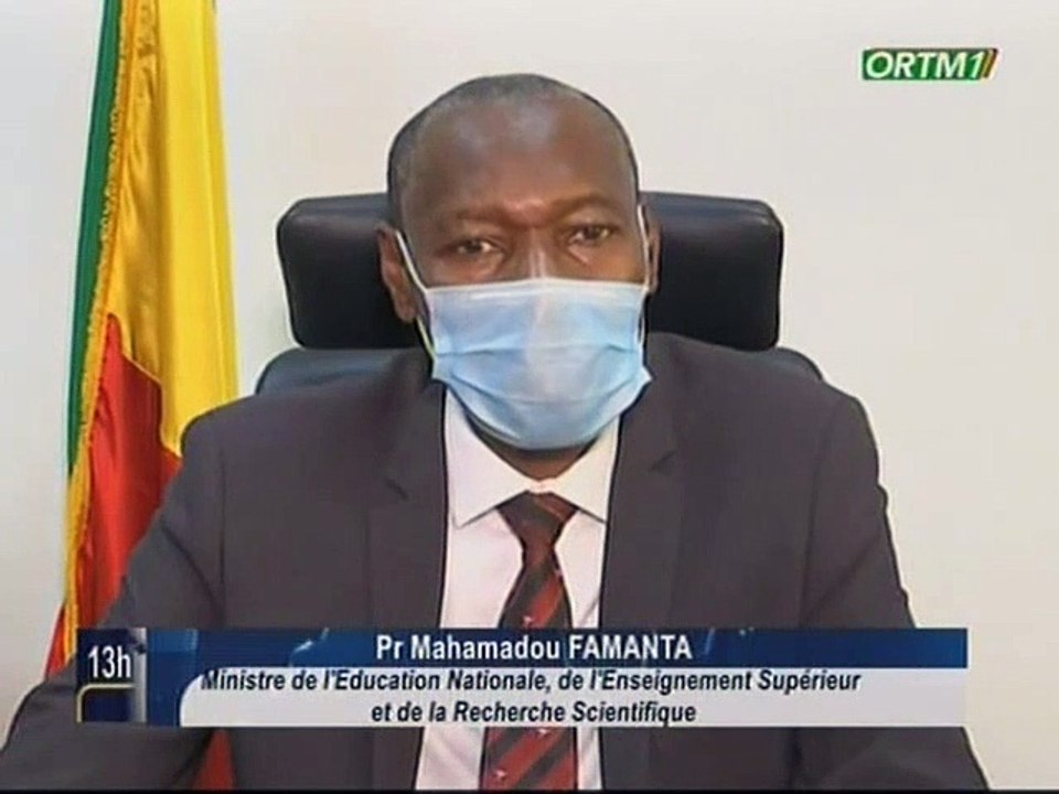 ORTM / À l’initiative du ministère de l’éducation national, les cours en ligne ont débutés ce matin pour les élèves en classe d’examen