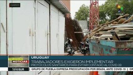 Uruguay: industria de construcción reanudará actividad pese a pandemia