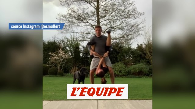 Le défi acrobatique du couple Müller - Foot - WTF