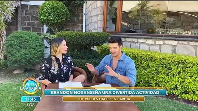 Brandon nos enseña juegos para hacer con tu pareja o en familia. | Venga La Alegría