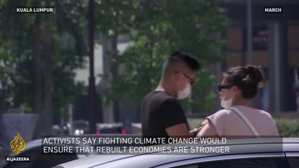 What impact is coronavirus having on the world's climate?