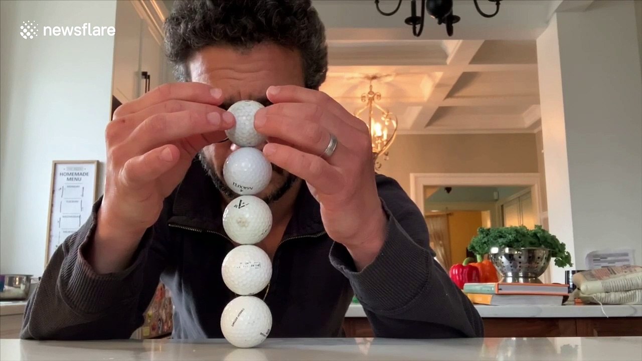 Canadian Dad pulls off epic trick during coronavirus lockdown