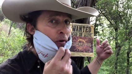Watch Matthew McConaughey, A.K.A. Bobby Bandito, Demonstrate How to Make a Face Mask