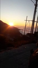 Beautiful SUNRISE in Vaisno devi  in clouds morning 7'o clock