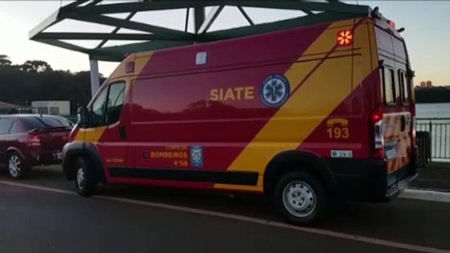 Colisão entre carro e bicicleta mobiliza Corpo de Bombeiros à Região do Lago Municipal