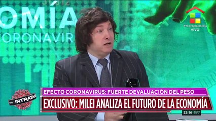 Milei: "Argentina camina a la peor crisis económica de su historia"