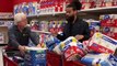 Comedian Pretends to Hoard Toilet Paper in Grocery Store