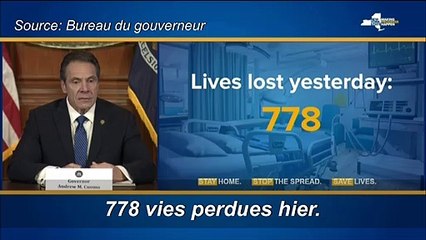 Etat de New York: décès du coronavirus en hausse (778)