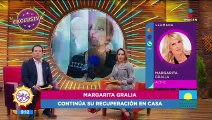Margarita Gralia y su esposo son dados de alta de COVID-19