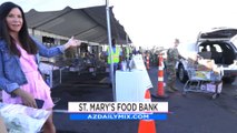 St. Mary’s Food Bank Has Drive-Through Assistance