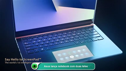 Asus lança notebook com duas telas