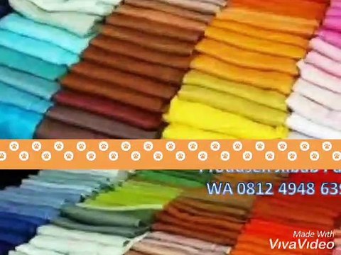 Grosir Jilbab Segi Empat Paris Polos Saudia Surabaya, Tlp. 0812 4948 6399, HARGA PABRIK..!!!