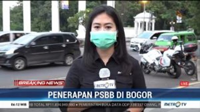 Hari Pertama PSBB, Lalu Lintas Bogor Ramai Lancar
