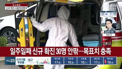 신규 확진 사흘째 20명대…"투표일에도 거리두기를"