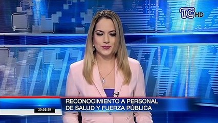 En Quito se realizó emotivo reconocimiento a personal de salud y fuerza pública